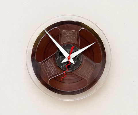A Recycled Magnetic Tape Reel Clock.jpg